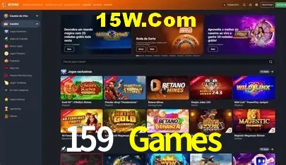Slots com jackpots e giros grátis na 159 Games